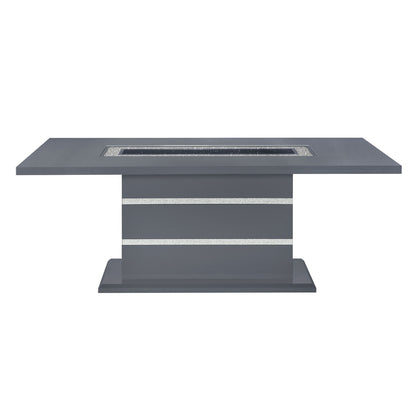 Ariya - Dining Table And Chair Set - Dark Gray