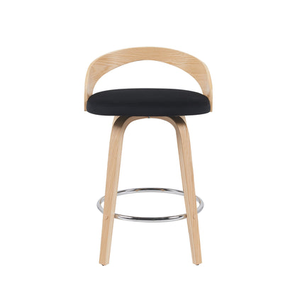Sonia - Swivel Bar Height Stool - Brown