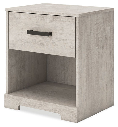 Shawburn - Gray - One Drawer Night Stand