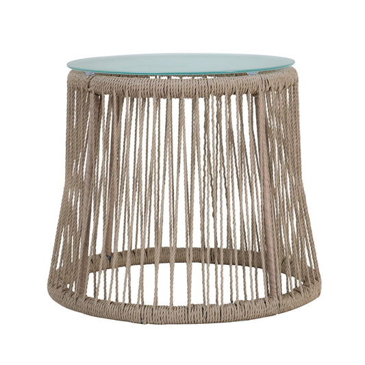 Boho Southport - Side Table With Glass Top