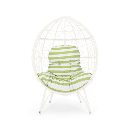Cosmos - Round Hammered Iron Teardrop Chair