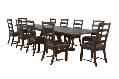 Folding Leaf Extension Dining Set