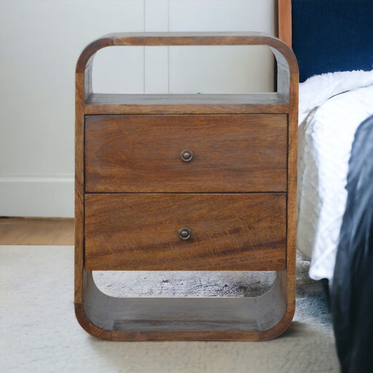 Curve Drawer Nightstand