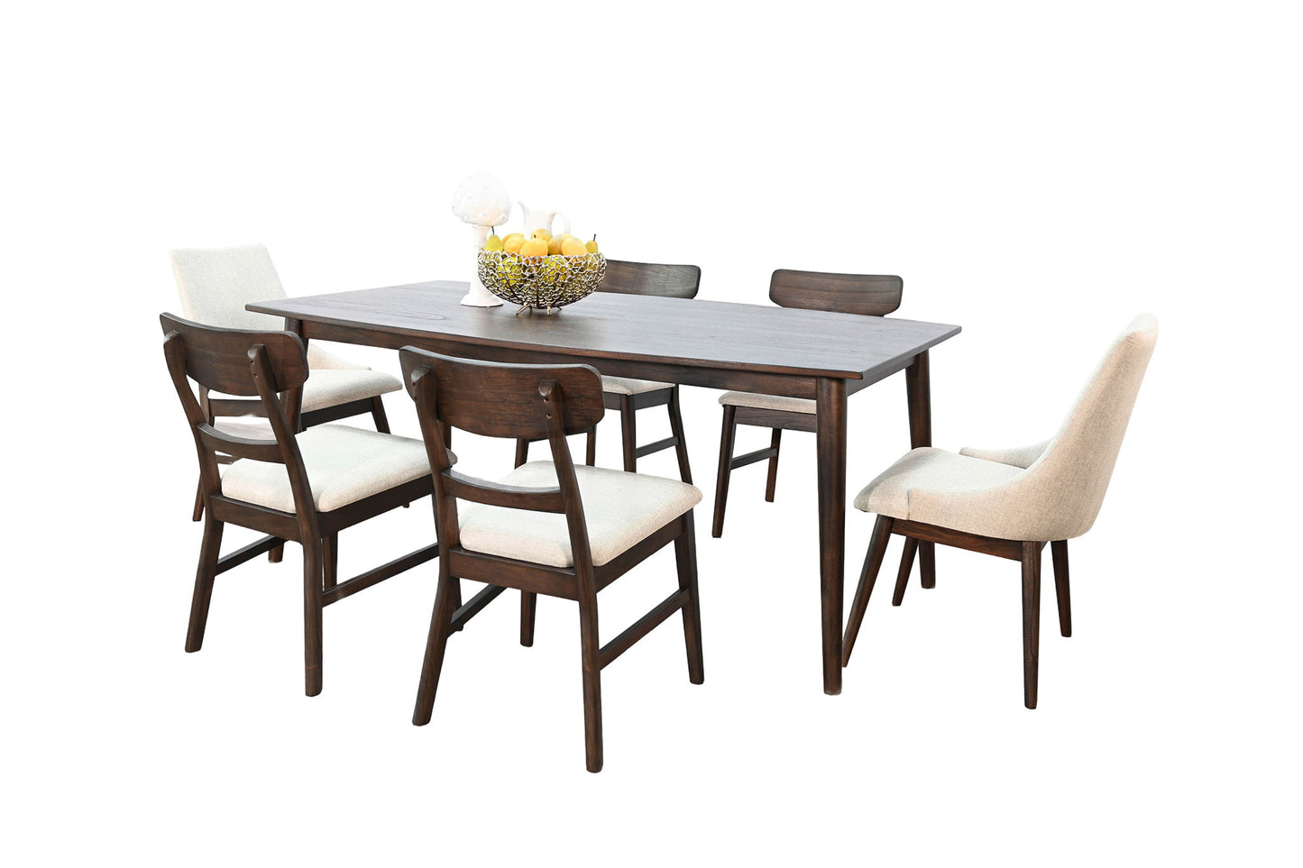 Mid-Century - Wood Dining Set