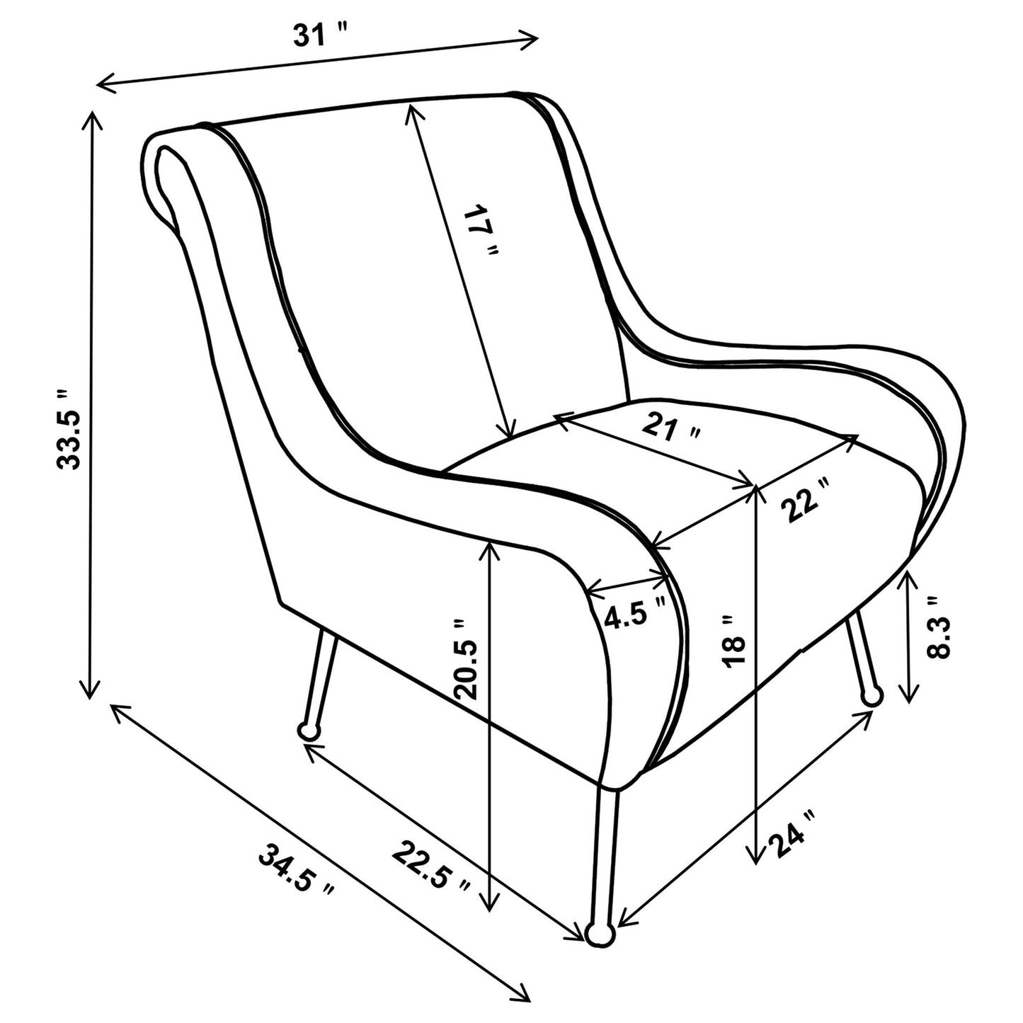 Lundy - Accent Chair