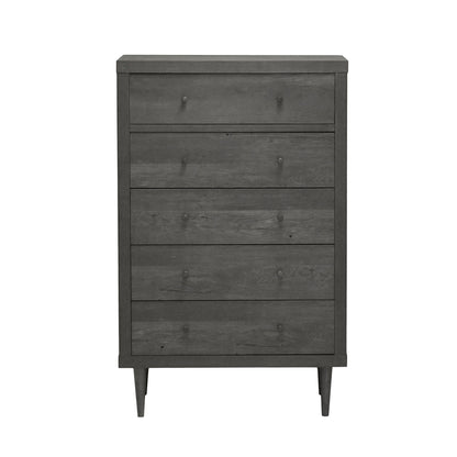 Nystrom - Mid Century Modern 5 Drawer Dresse