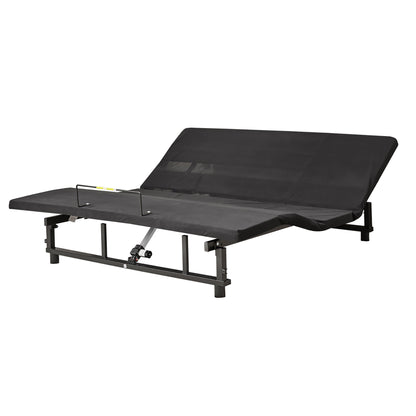 Adjustable Bed Base Frame & Head And Foot Incline Quiet Motor King Size Zero Gravity - Antique Black