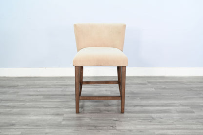 Gibson - Upholstered Counter Stool (Set of 2) - Buckskin