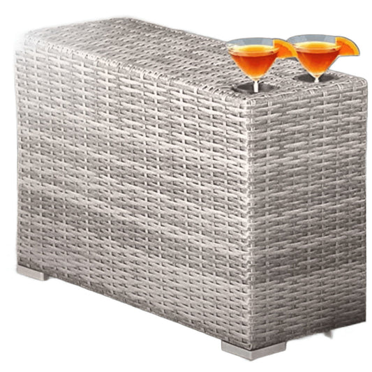 Shick Outdoor Side Table - Gray Mix