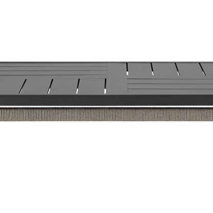 Zella - Rectangular Coffee Table - Charcoal / Light Gray
