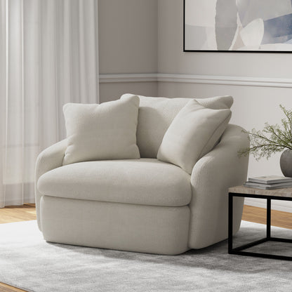 Boomer - Large Swivel Chair with 2 Pillows