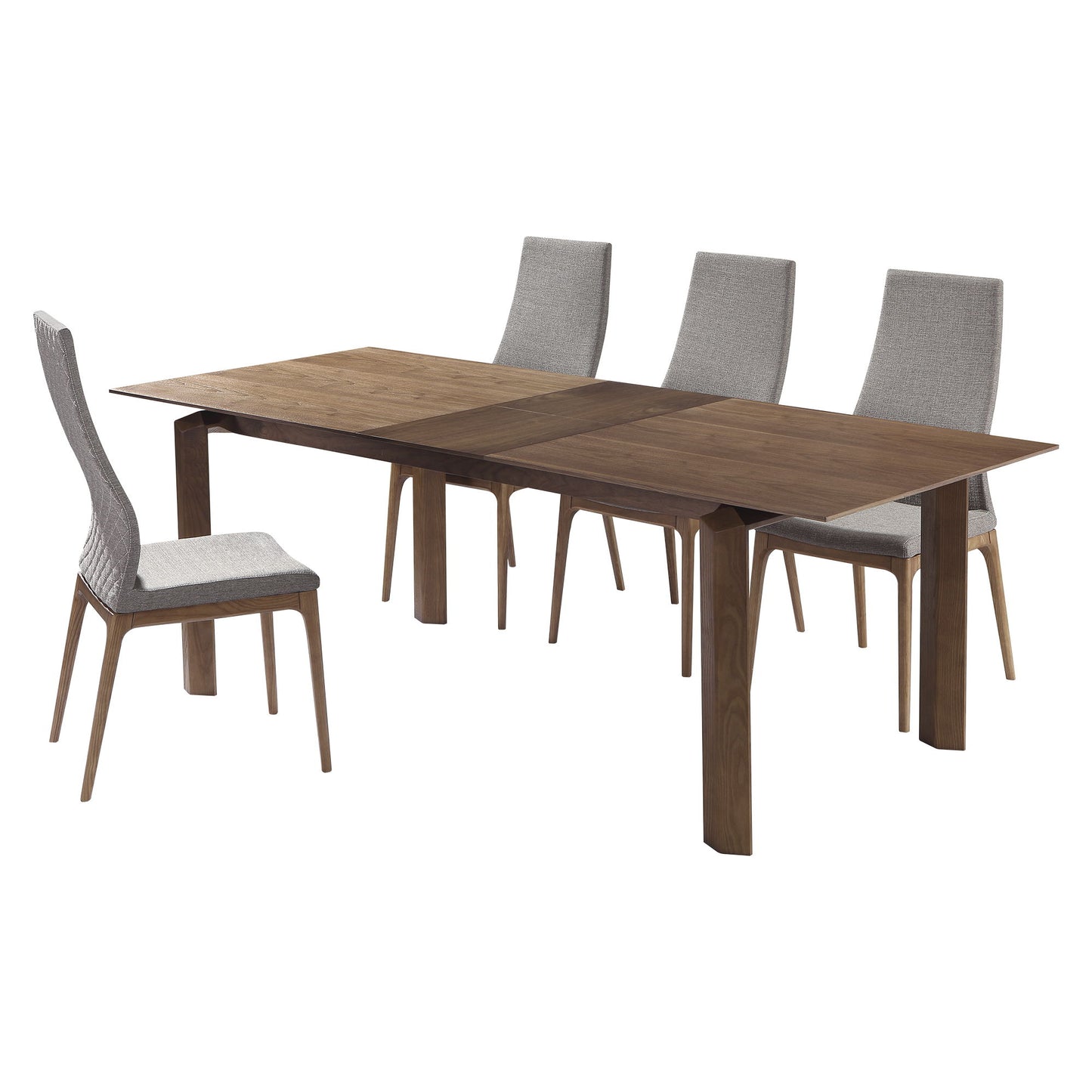 Parker - 5 Piece Dining Set - Walnut