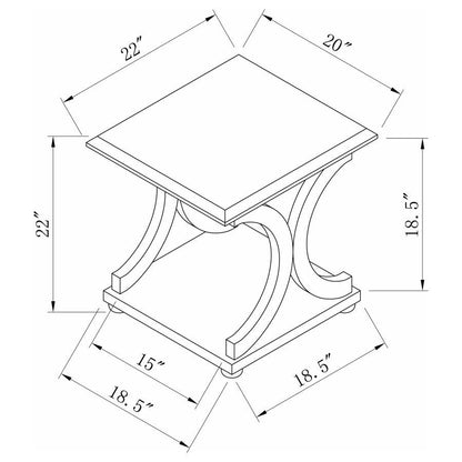 Shelly - Engineered Wood Table
