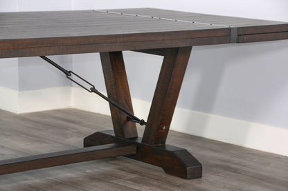 Folding Leaf Extension Dining Set