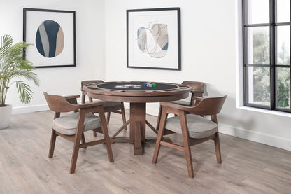 Cole - 5 Piece Dining Game Table Set - Cinder