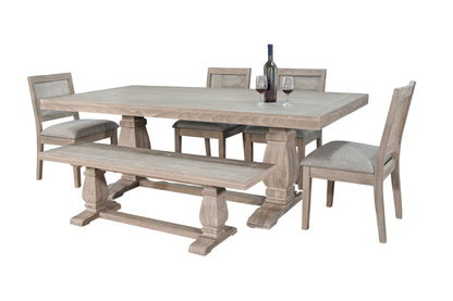 Gianna - Rectangular Dining Set With Cane Back
