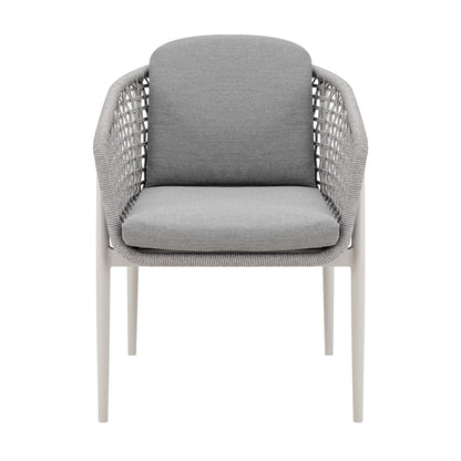 Rhodes - Outdoor Patio Dining Chair (Set of 2) - Light Gray