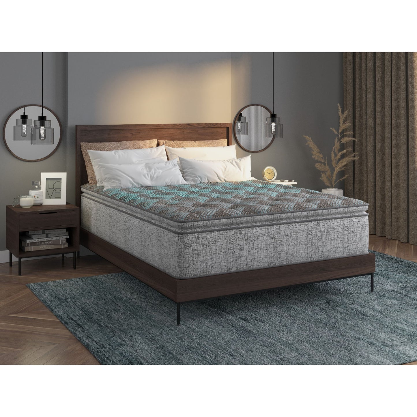 Comfort Care - 10" Hybrid Euro Top Mattress Plush Comfort