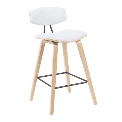 Fox - Swivel Counter Height Stool - Light Brown