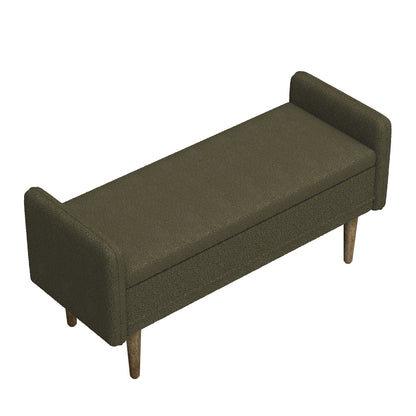 Teddy Velvet Storage Stool With Storage Space For Apartments