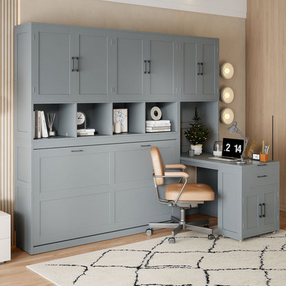 Murphy Wall Bed With Closet, Drawers & Desk