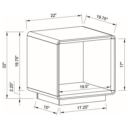 Fletcher - Table With Open Shelf