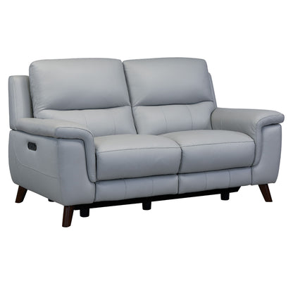 Lizette - Loveseat - Dark Brown / Dove Gray