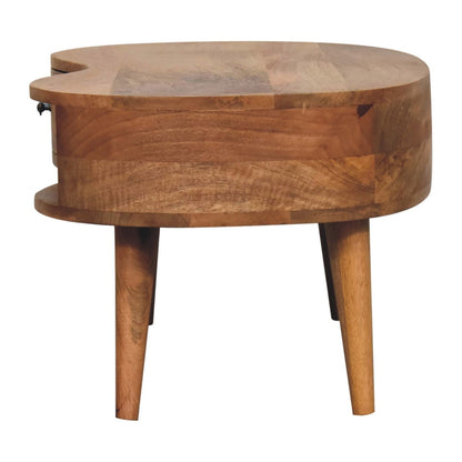 Wave Coffee Table With 1 Drawer