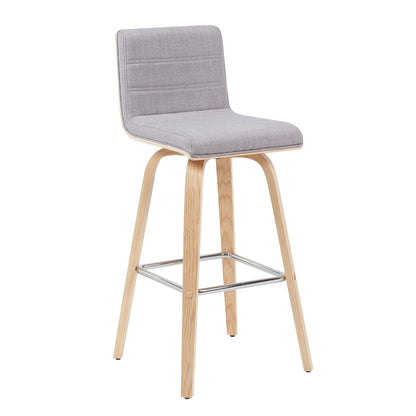 Vienna - Swivel Bar Stool - Light Brown Base