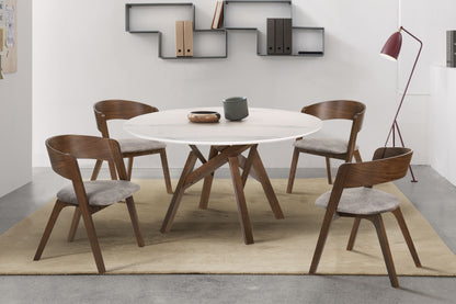 Venus - Round Mid-Century Modern Dining Table