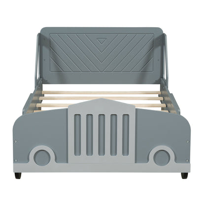 Car Shaped Platform Bed With Wheels