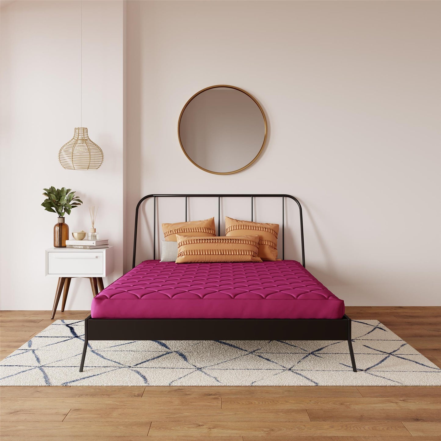 Dana - 6" Quilted Mattress With Removable Cover