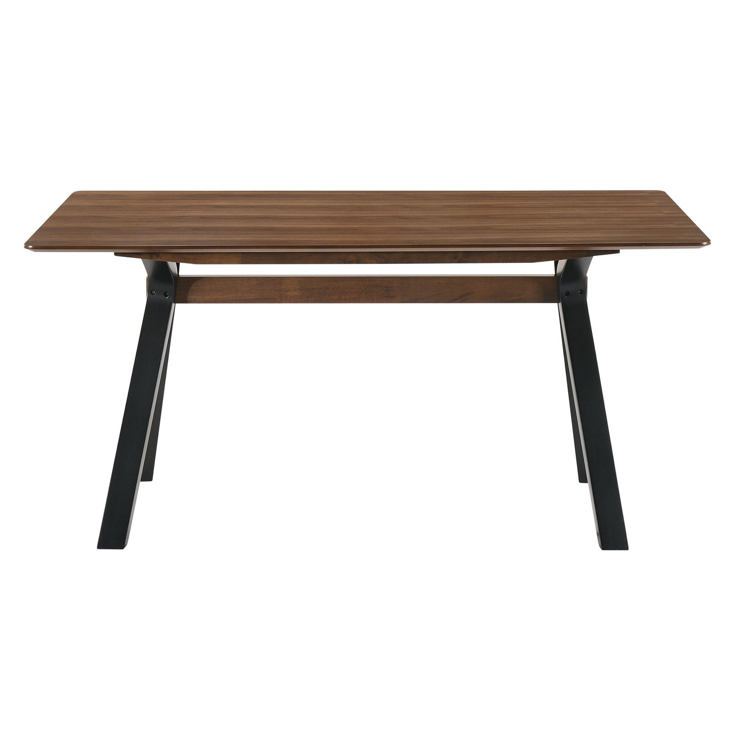 Laredo - Mid-Century Modern Dining Table - Walnut / Black