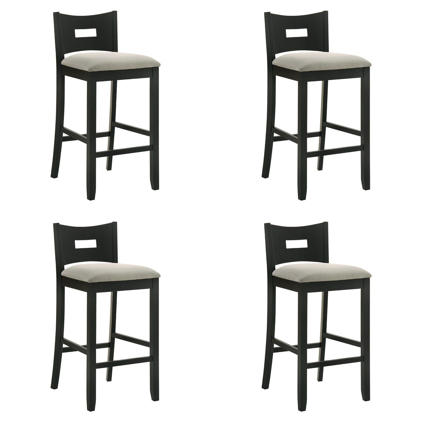 Ren - 26" Counter Height Rubberwood Barstool (Set of 2)