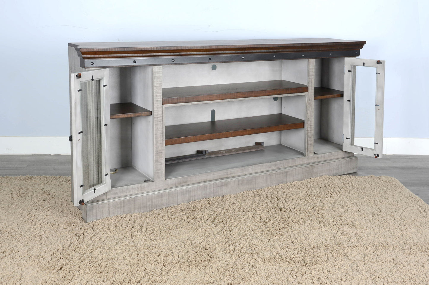 Homestead Hills - Media Console - Tobacco Leaf