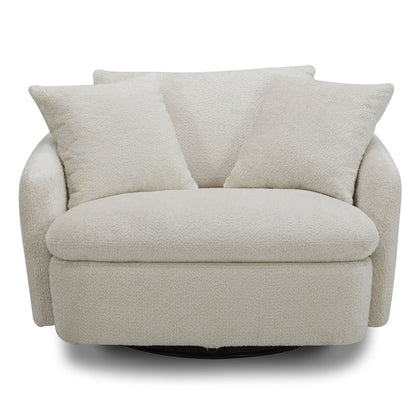 Boomer - Large Swivel Chair with 2 Pillows