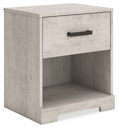 Shawburn - Gray - One Drawer Night Stand