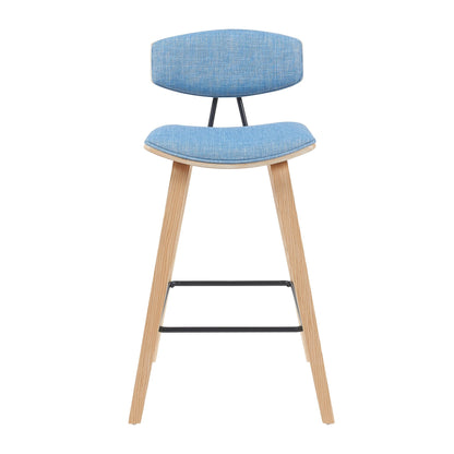 Fox - Swivel Bar Height Stool - Light Brown