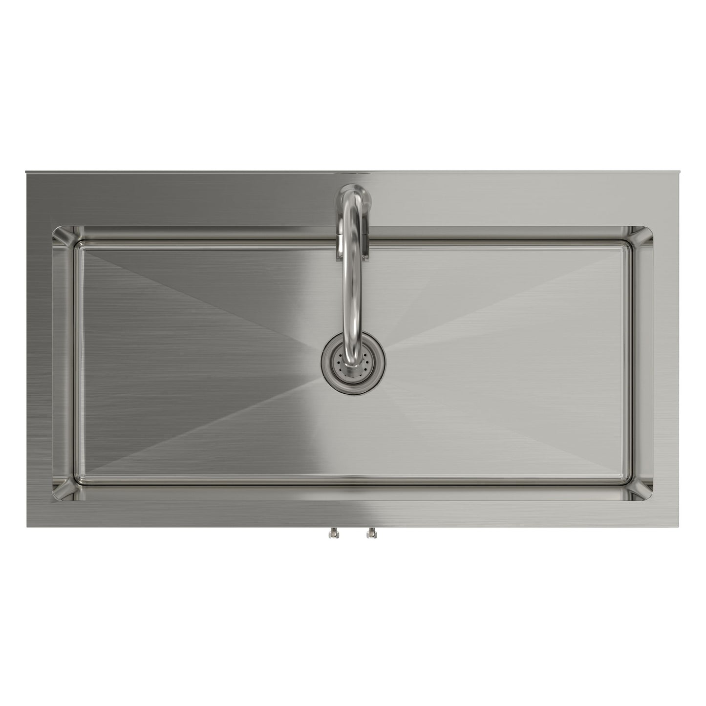 Reed - Deluxe Laundry Cabinet With Pull-Out Faucet And Stainless Steel Sink