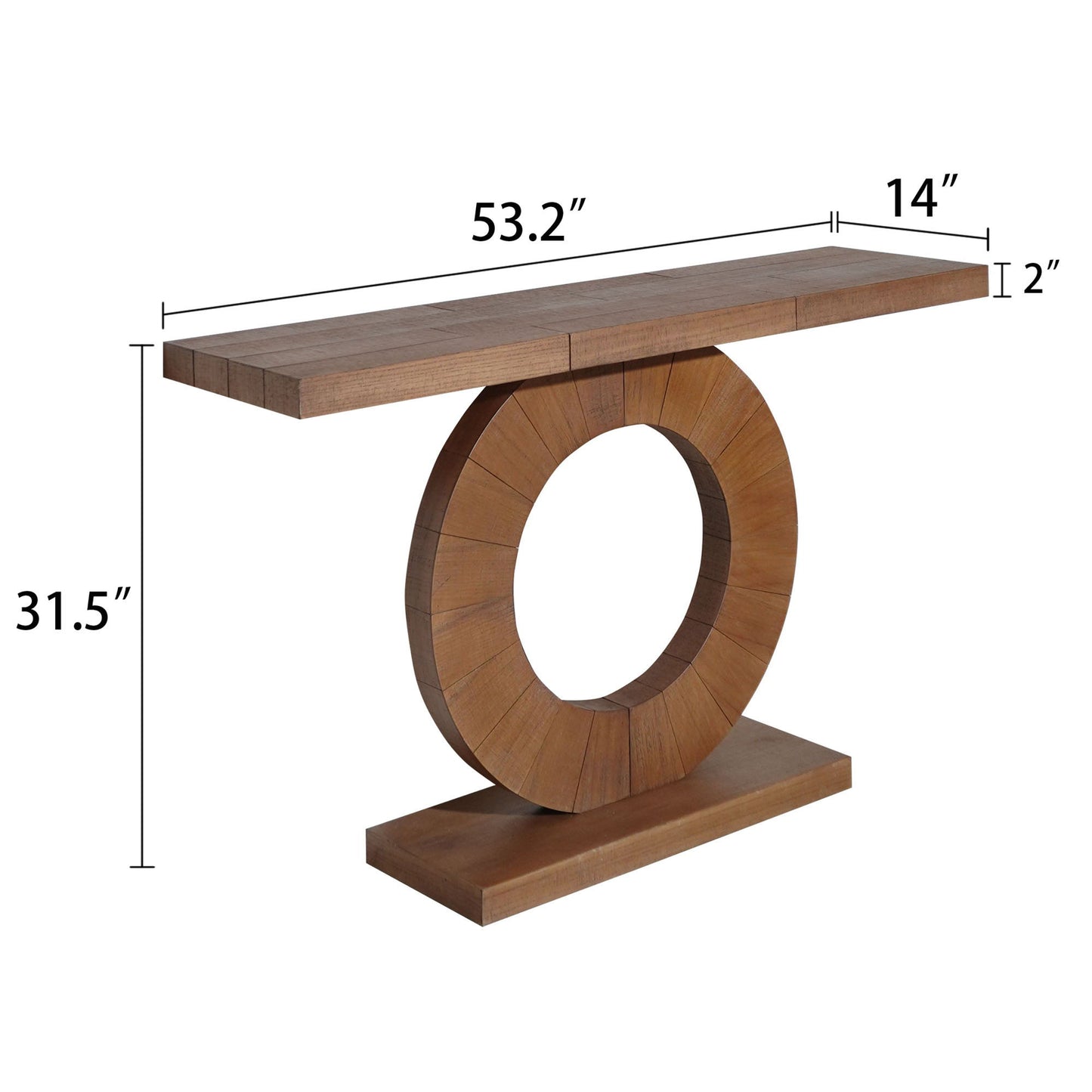 Circular Base Console Table - Multi