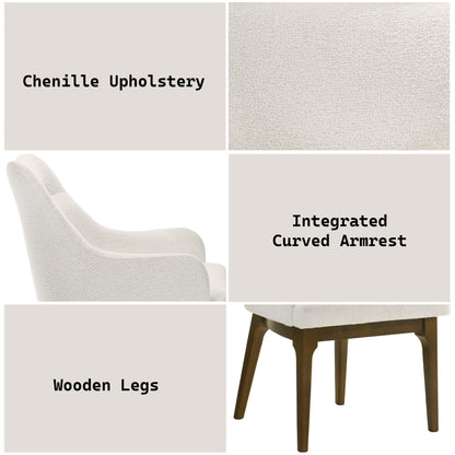 Kasha - Side Chair (Set of 2) - Beige / Oak