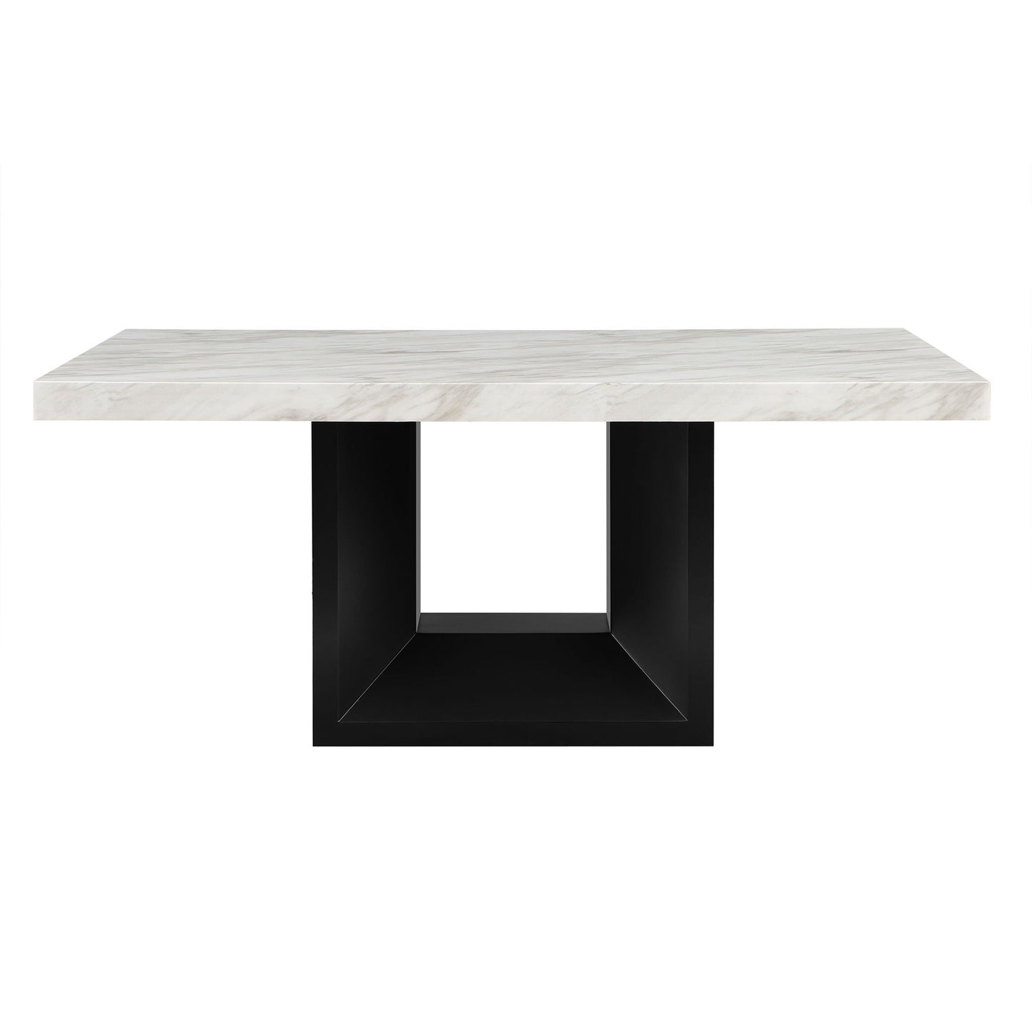 Sheena - 5 Piece Dining Table Set With Base And Chairs - Black