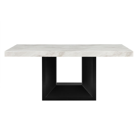 Sheena - 5 Piece Dining Table Set With Base And Chairs - Black