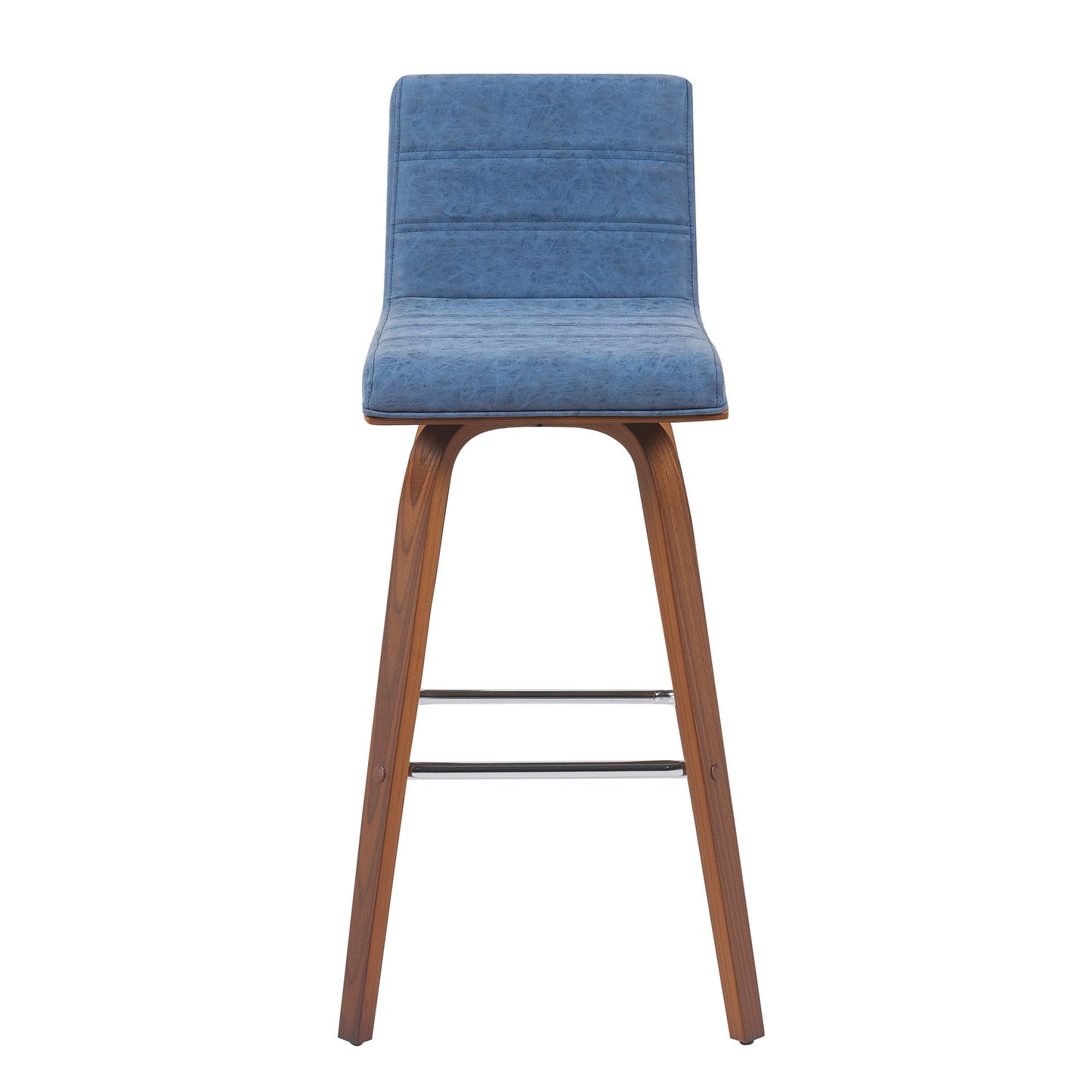 Vienna - Swivel Bar Stool - Walnut Base