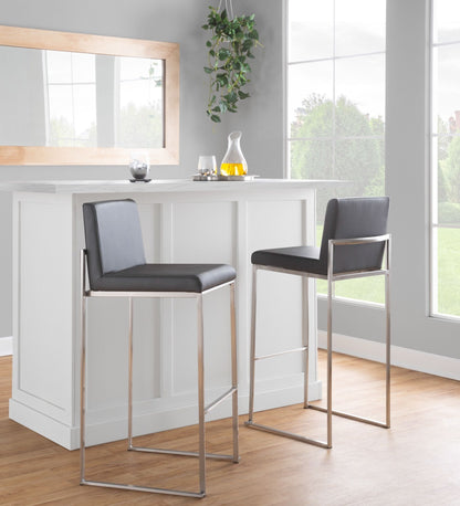 Fuji - Contemporary And Modern Elegance High Back Barstool