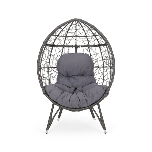 Cosmos - Round Hammered Iron Teardrop Chair