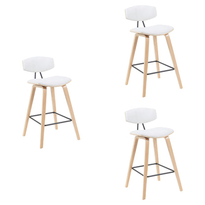 Fox - Swivel Counter Height Stool - Light Brown