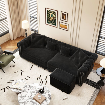 3 In 1 Pull Out Convertible Sleeper Sofa Bed