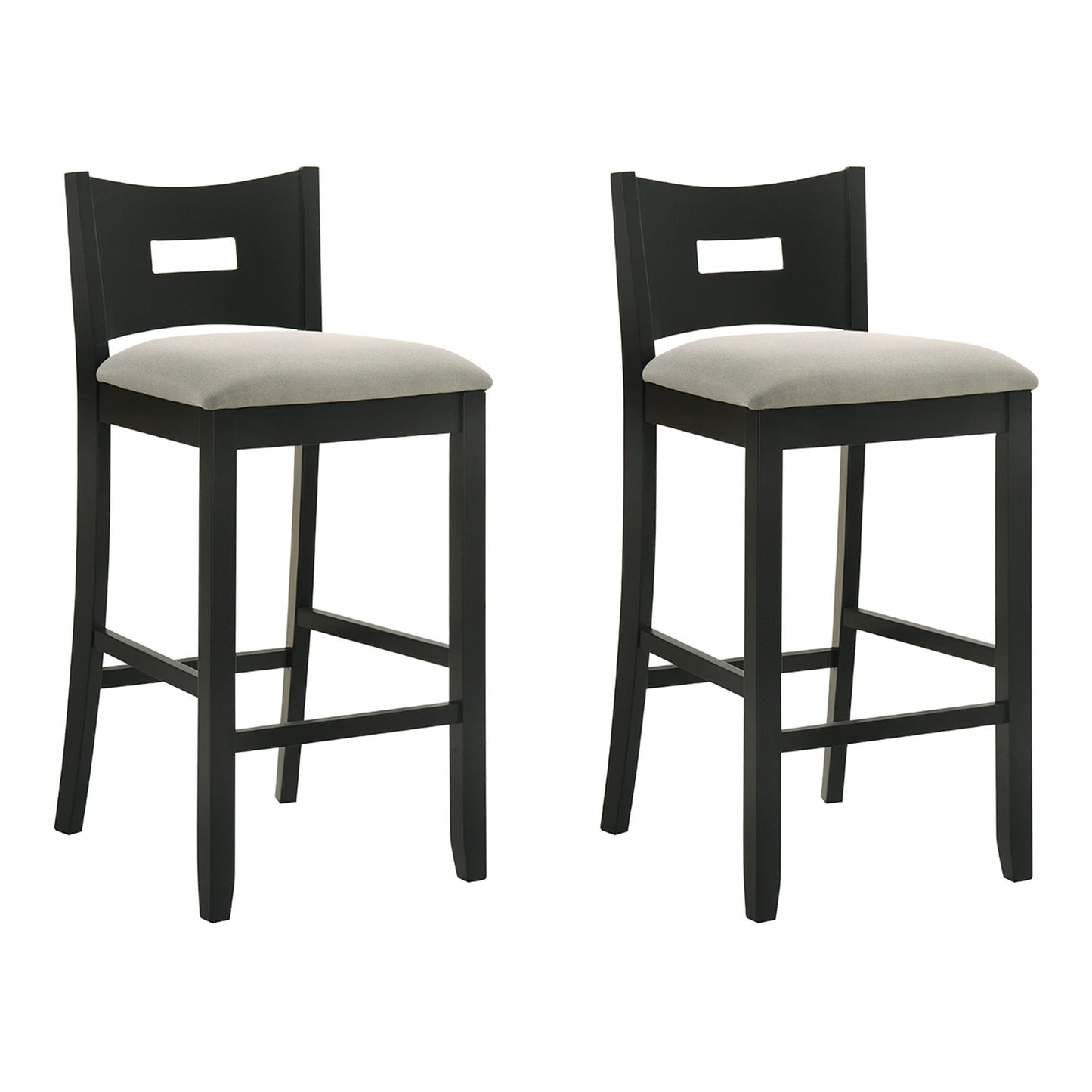 Ren - 26" Counter Height Rubberwood Barstool (Set of 2)