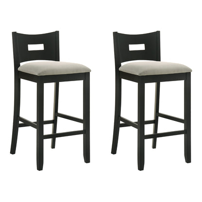 Ren - 26" Counter Height Rubberwood Barstool (Set of 2)